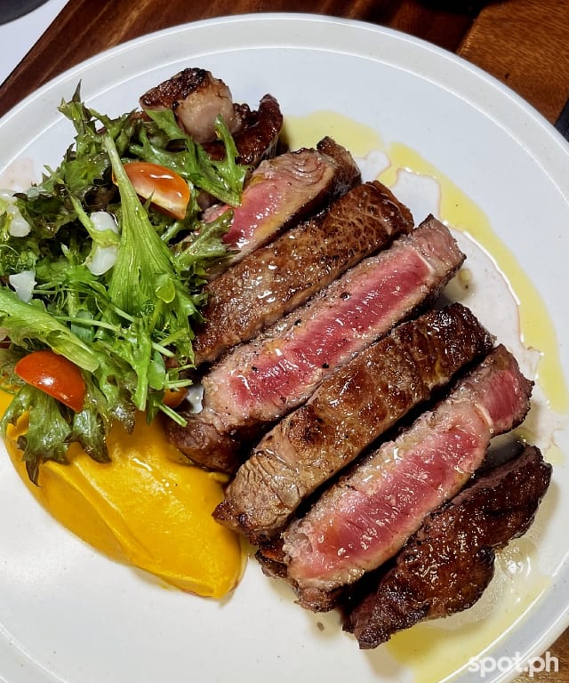taupe rockwell steak